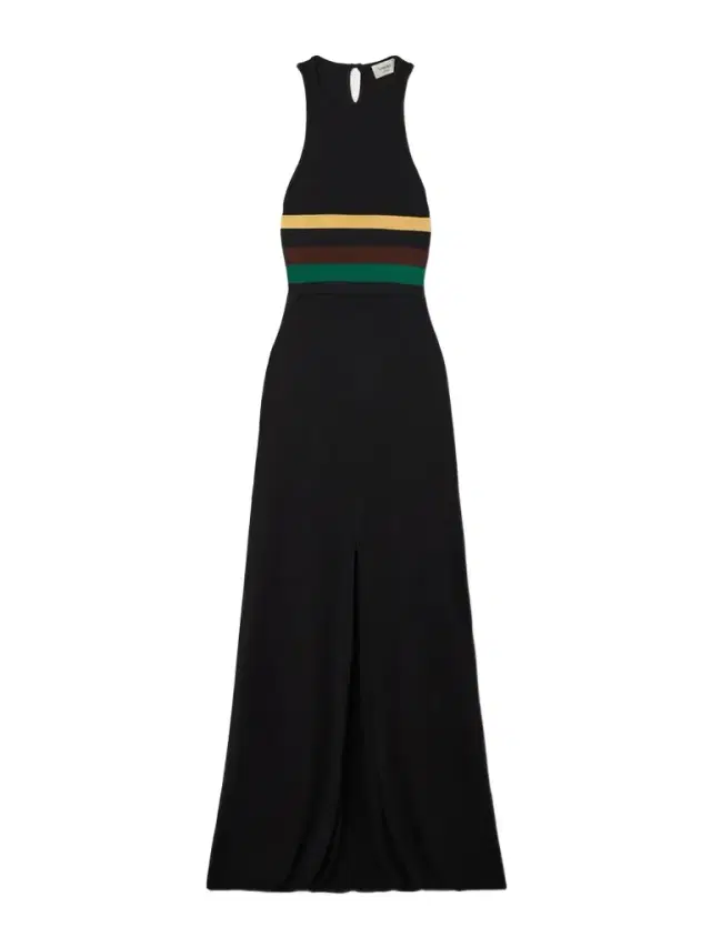 Striped Crepe-jersey Maxi Dress