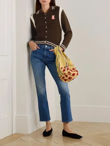 Mother The Insider Cropped High-rise Bootcut Jeans | Thumbnail 2