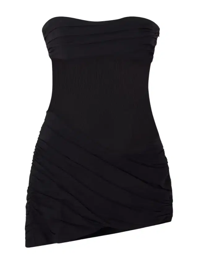 Christo Ribbed-jersey Mini Dress