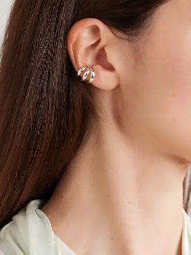 Sophie Buhai Triple Silver Ear Cuff | Thumbnail 2