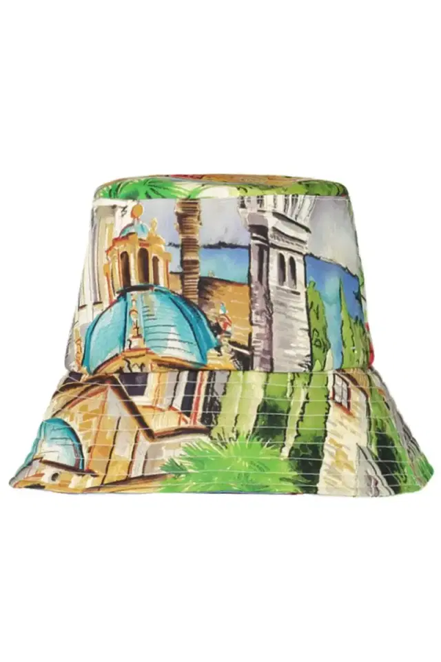 RANI ARABELLA Printed Hat - Lake Como