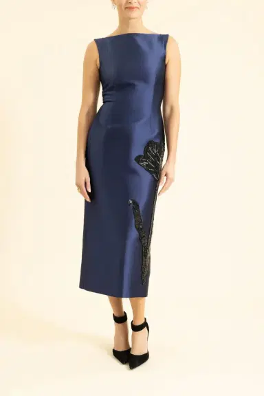 Erdem Sleeveless Pencil Cocktail Dress | Thumbnail 2