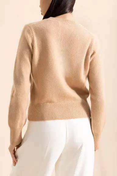 MISH The Cashmere Pullover - Cappucino | Thumbnail 4
