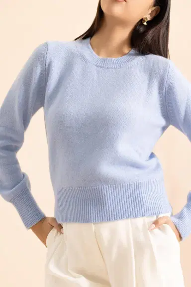 MISH The Cashmere Pullover - Forget Me Not | Thumbnail 3
