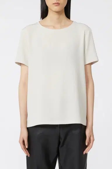 Max Mara Three Quarter Sleeve T-Shirt - White | Thumbnail 2 Max Mara Three Quarter Sleeve T-Shirt - White | Thumbnail 2