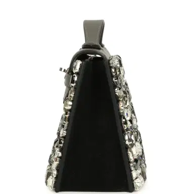 Madison Avenue Couture Bag Bestie x LeBag Paris Black Diamond Swarovski Crystal Cover | Thumbnail 6