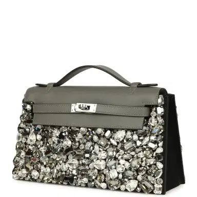 Madison Avenue Couture Bag Bestie x LeBag Paris Black Diamond Swarovski Crystal Cover | Thumbnail 3