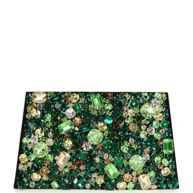 Madison Avenue Couture Bag Bestie x LeBag Paris Green Emerald Swarovski Crystal Cover | Thumbnail 11