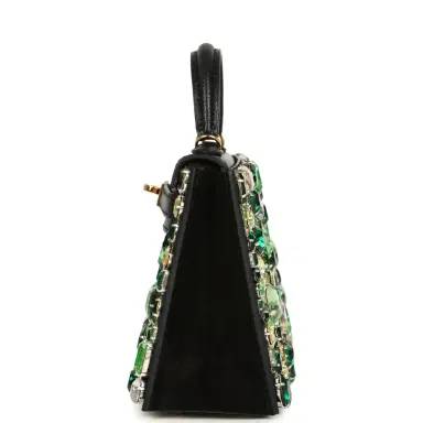 Madison Avenue Couture Bag Bestie x LeBag Paris Green Emerald Swarovski Crystal Cover | Thumbnail 4