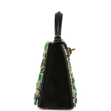 Madison Avenue Couture Bag Bestie x LeBag Paris Green Emerald Swarovski Crystal Cover | Thumbnail 6