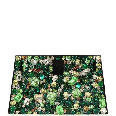 Madison Avenue Couture Bag Bestie x LeBag Paris Green Emerald Swarovski Crystal Cover | Thumbnail 7