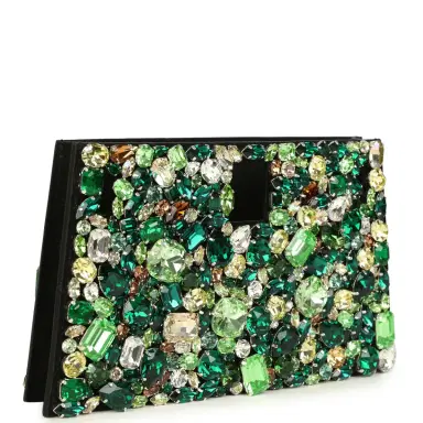 Madison Avenue Couture Bag Bestie x LeBag Paris Green Emerald Swarovski Crystal Cover | Thumbnail 8