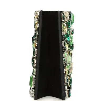 Madison Avenue Couture Bag Bestie x LeBag Paris Green Emerald Swarovski Crystal Cover | Thumbnail 10