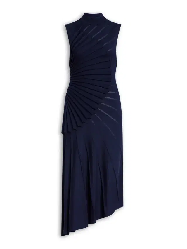 Alaïa Sculpting Wool Midi Dress