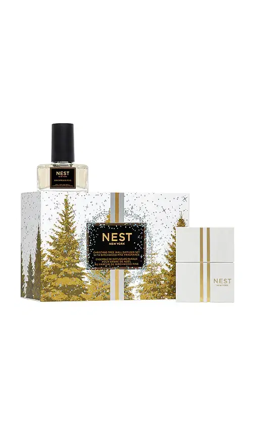 NEST New York Christmas Tree Wall Diffuser Birchwood Pine Set