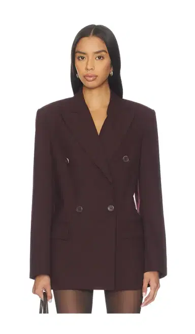 Helmut Lang Double Breasted Belt Blazer | Thumbnail 1