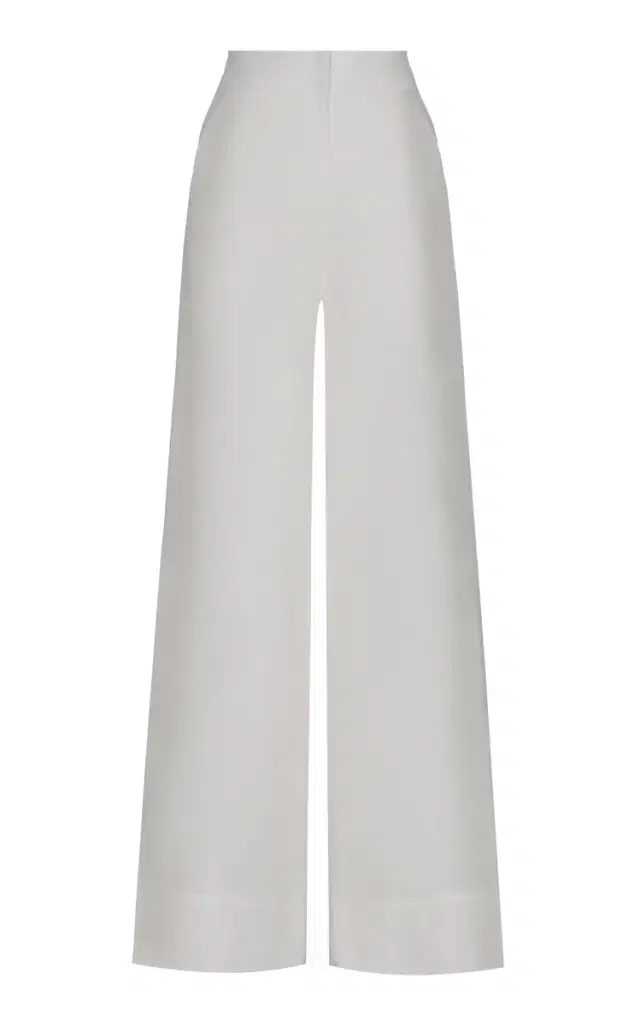 Santos High-Rise Linen Wide-Leg Pants
