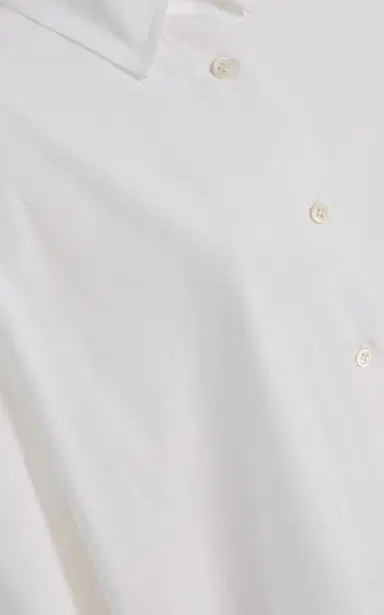 Carolina Herrera Twist-Front Stretch-Cotton Shirt | Thumbnail 7