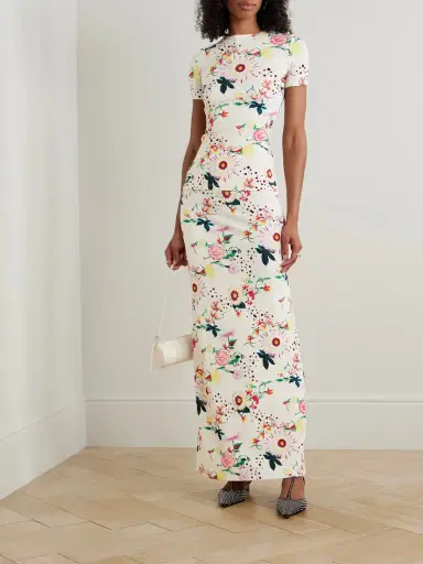Rabanne Floral-print Jersey T-shirt | Thumbnail 2 Rabanne Floral-print Jersey T-shirt | Thumbnail 2