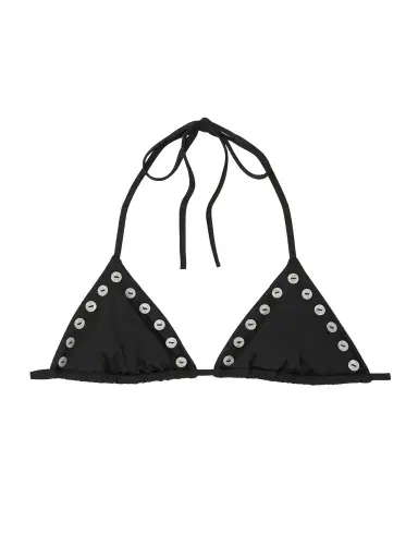 Staud Lido Embellished Triangle Bikini Top | Thumbnail 1 Staud Lido Embellished Triangle Bikini Top | Thumbnail 1