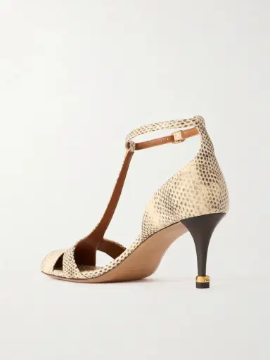 Chloé Cleia 70 Snake-effect Leather Pumps | Thumbnail 3 Chloé Cleia 70 Snake-effect Leather Pumps | Thumbnail 3