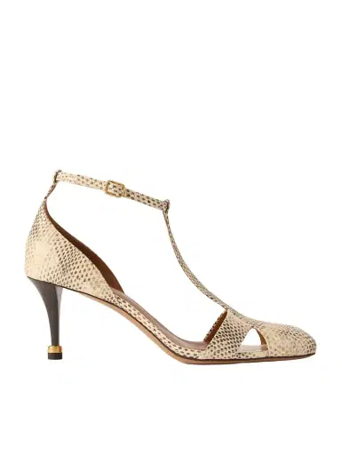 Chloé Cleia 70 Snake-effect Leather Pumps | Thumbnail 1 Chloé Cleia 70 Snake-effect Leather Pumps | Thumbnail 1