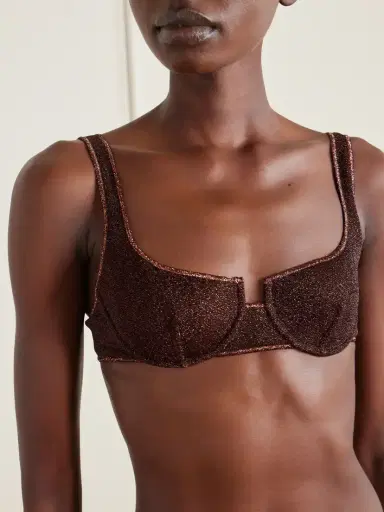 Oséree Lumière Metallic Balconette Bikini | Thumbnail 4 Oséree Lumière Metallic Balconette Bikini | Thumbnail 4