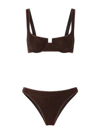 Oséree Lumière Metallic Balconette Bikini | Thumbnail 1 Oséree Lumière Metallic Balconette Bikini | Thumbnail 1