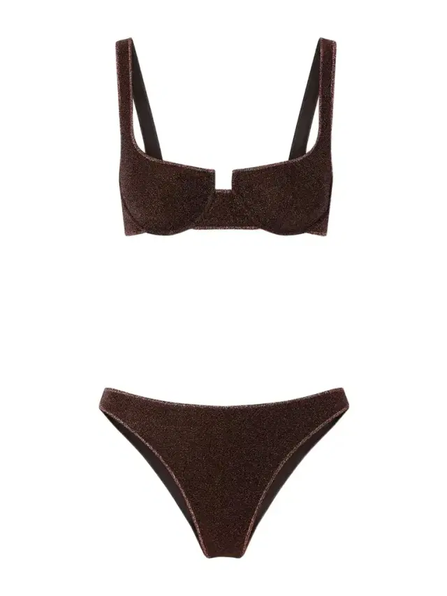 Lumière Metallic Balconette Bikini