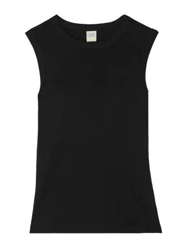 FLORE FLORE Esmé Ribbed Organic Cotton-jersey Tank | Thumbnail 1 FLORE FLORE Esmé Ribbed Organic Cotton-jersey Tank | Thumbnail 1