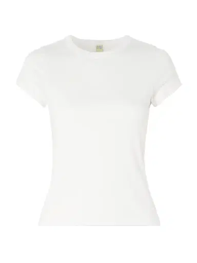 FLORE FLORE Car Baby Tee Ribbed Organic Cotton-jersey T-shirt | Thumbnail 1