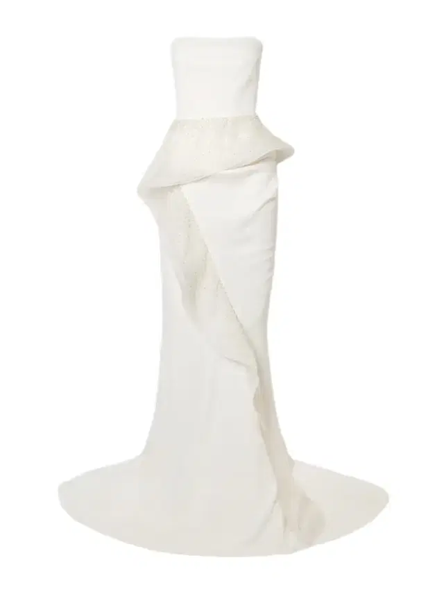 Hopeton Strapless Bead-embellished Silk-trimmed Crepe Gown