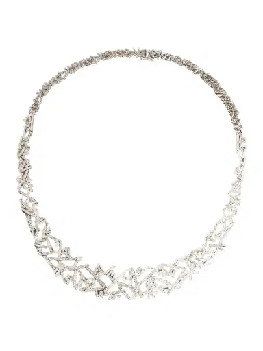 Suzanne Kalan 18-karat White Gold Diamond Necklace | Thumbnail 1 Suzanne Kalan 18-karat White Gold Diamond Necklace | Thumbnail 1