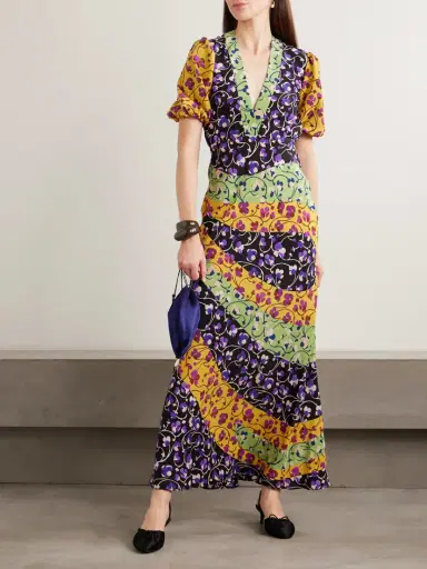 La DoubleJ Marlene Printed Silk-crepe Maxi Dress | Thumbnail 2