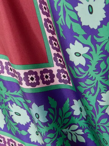 La DoubleJ Foulard Printed Silk Mini Skirt | Thumbnail 4 La DoubleJ Foulard Printed Silk Mini Skirt | Thumbnail 4