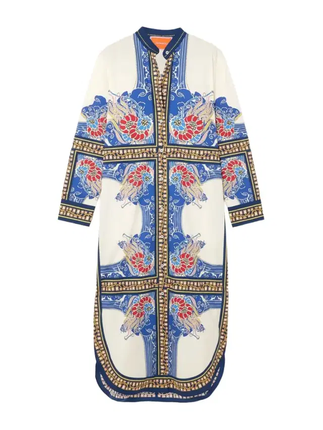 Sundowner Printed Cotton-poplin Tunic