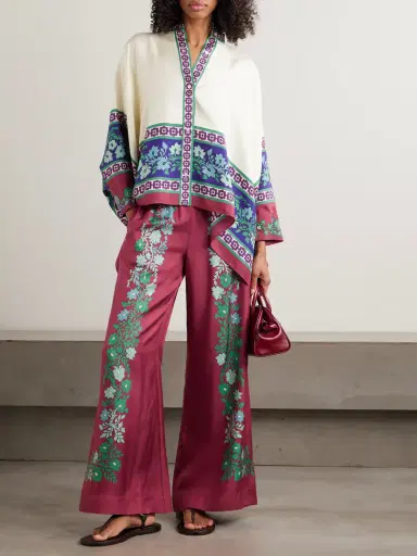 La DoubleJ Foulard Printed Silk Blouse | Thumbnail 2 La DoubleJ Foulard Printed Silk Blouse | Thumbnail 2