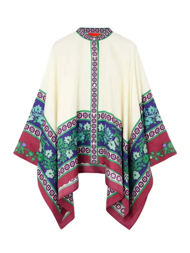 La DoubleJ Foulard Printed Silk Blouse