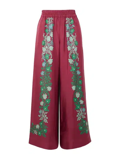 La DoubleJ Palazzo Printed Silk Wide-leg Pants | Thumbnail 1