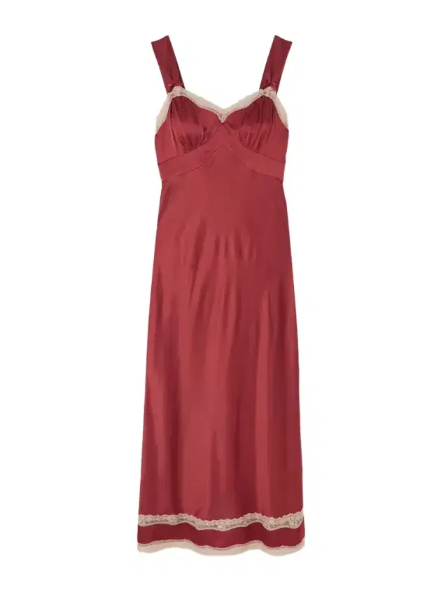 Lucie Lace-trimmed Crepe De Chine Midi Dress
