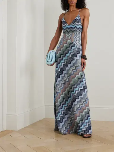 Missoni Striped Crochet-knit Maxi Dress | Thumbnail 2 Missoni Striped Crochet-knit Maxi Dress | Thumbnail 2