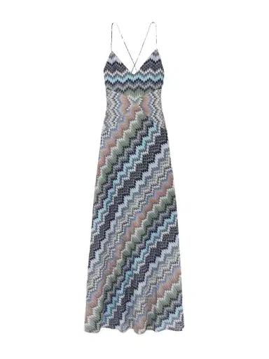 Missoni Striped Crochet-knit Maxi Dress | Thumbnail 1 Missoni Striped Crochet-knit Maxi Dress | Thumbnail 1