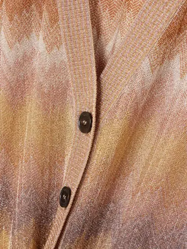 Missoni Striped Metallic Crochet-knit Cardigan | Thumbnail 5