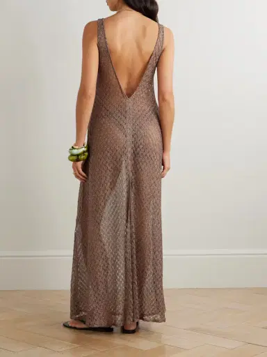 Missoni Metallic Crochet-knit Coverup | Thumbnail 3 Missoni Metallic Crochet-knit Coverup | Thumbnail 3