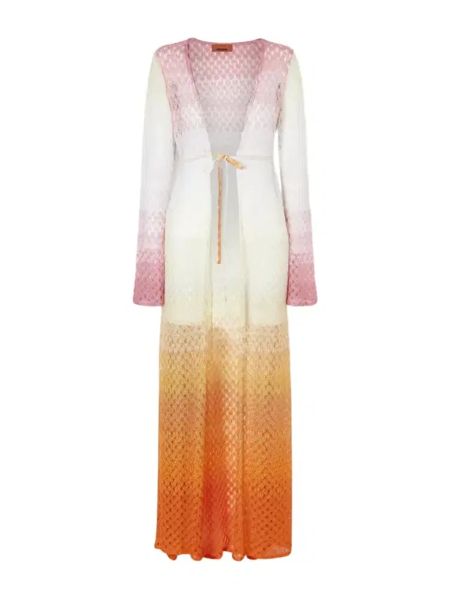 Dégradé Metallic Crochet-knit Coverup Dégradé Metallic Crochet-knit Coverup