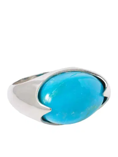 Loren Stewart Orb Sterling Silver And Turquoise Ring | Thumbnail 1