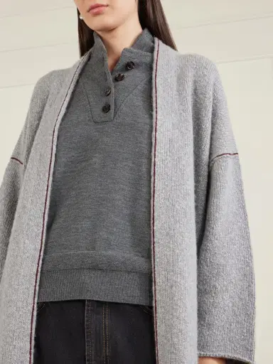 The Elder Statesman Glacier Cashmere Cardigan | Thumbnail 4 The Elder Statesman Glacier Cashmere Cardigan | Thumbnail 4