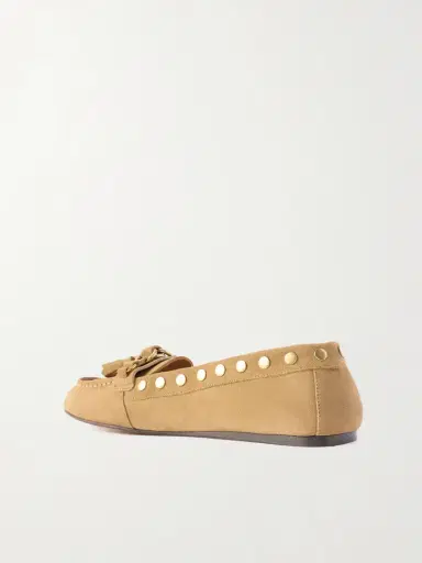 Isabel Marant Faxel Embellished Suede Loafers | Thumbnail 3