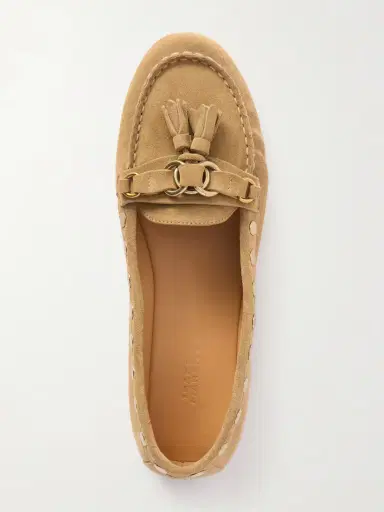 Isabel Marant Faxel Embellished Suede Loafers | Thumbnail 6