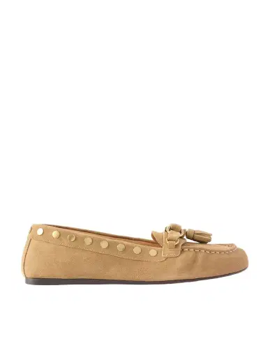 Isabel Marant Faxel Embellished Suede Loafers | Thumbnail 1